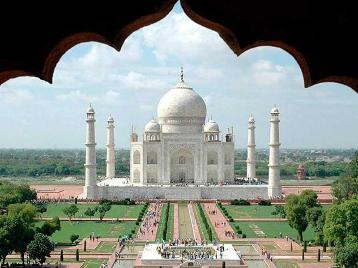 Taj Mahal and Himalayas